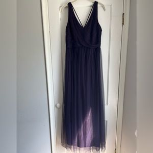 Stunning Floor-Length Deep Plum Formal Dress